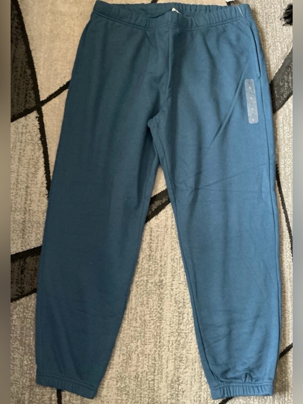 Size Large  - Gap Green Blue Soft Cotton Blend Drawstring Sweatpants